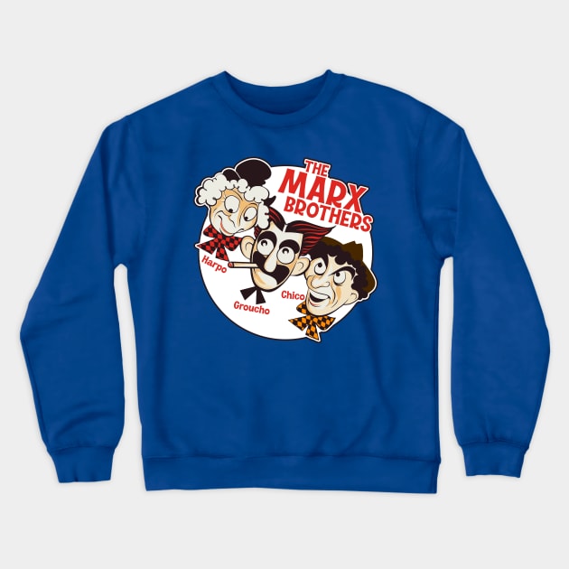 The Marx Brothers Crewneck Sweatshirt by darklordpug